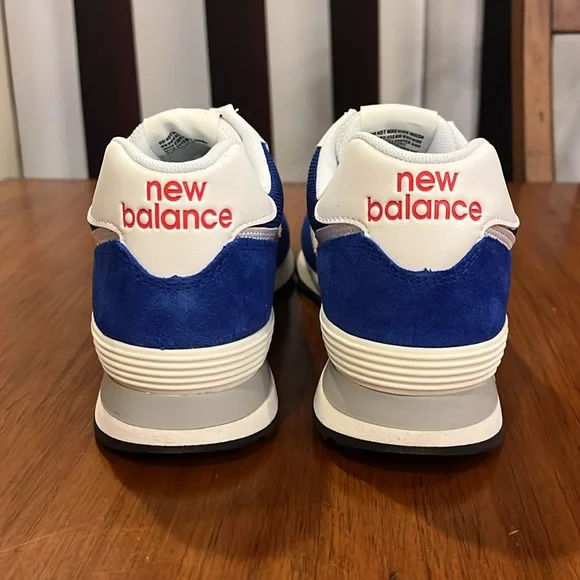 New Balance 574 Shoes Sneakers U574VN2 blue white Mens Size 10